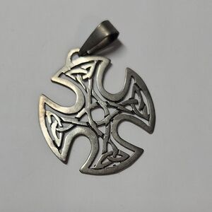 Celtic Cross Stainless Steel Pendant